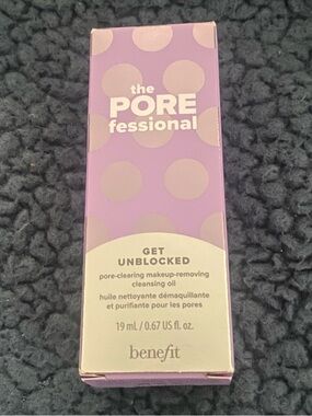 Benefit The POREfessional Get Unblocked Makeup Removing Cleansing Oil - NIB MINI